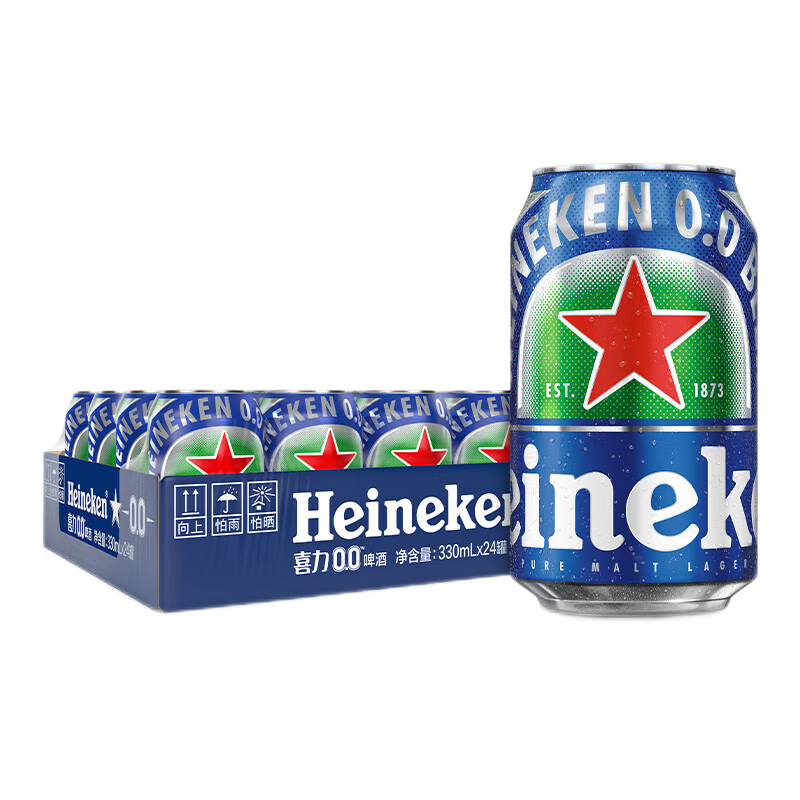 ϲ����Heineken��0.0ơ�� �Ͷ��޴� ����ԭװ���� 330mL 24�� ����װ129Ԫ