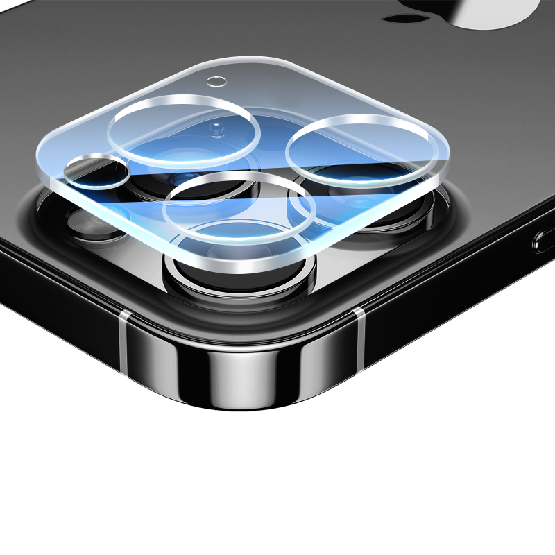 品胜 【贴坏包赔】苹果13Pro/Pro Max镜头钢化膜 iPhone13Pro/Pro Max后摄像头高清保护膜 高清 2片装