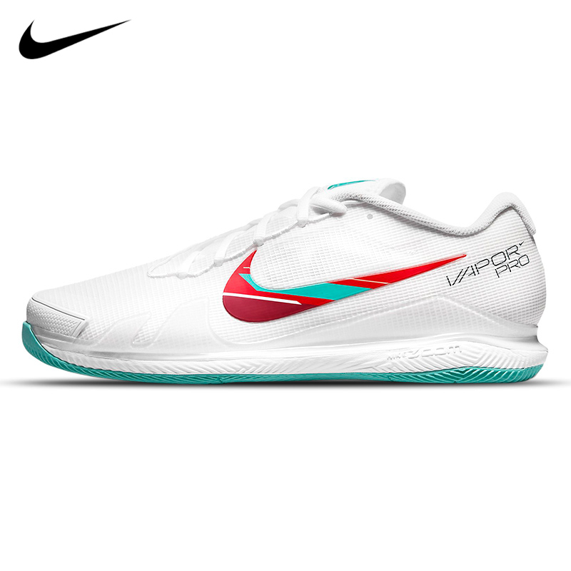 Nike耐克网球鞋费德勒男子air zoom vapor pro 2022年澳网比赛款专业网球鞋 CZ0220-136男款 绿白 22澳网款 42.5
