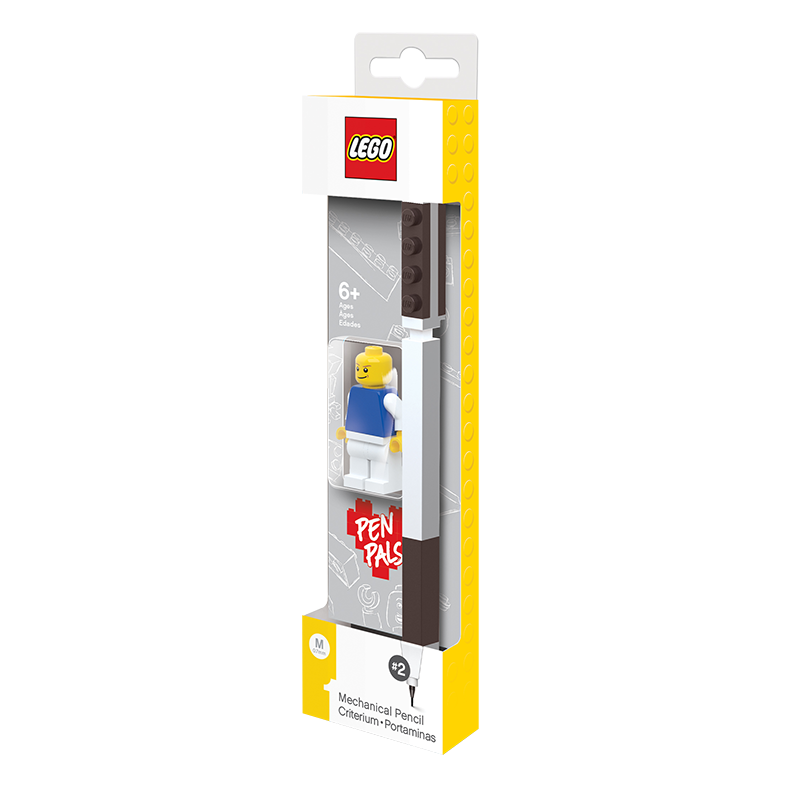 乐高（LEGO）文具玩具积木自动铅笔 (附人仔) 男孩女孩儿童玩具开学礼物