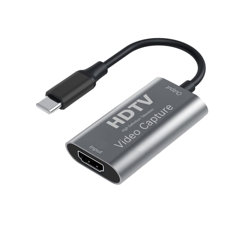 连拓 HDMI视频采集卡4K输入 Switch/PS5游戏机直播采集器 usb高清电脑视频会议录制采集器 USB/Type-C双输出