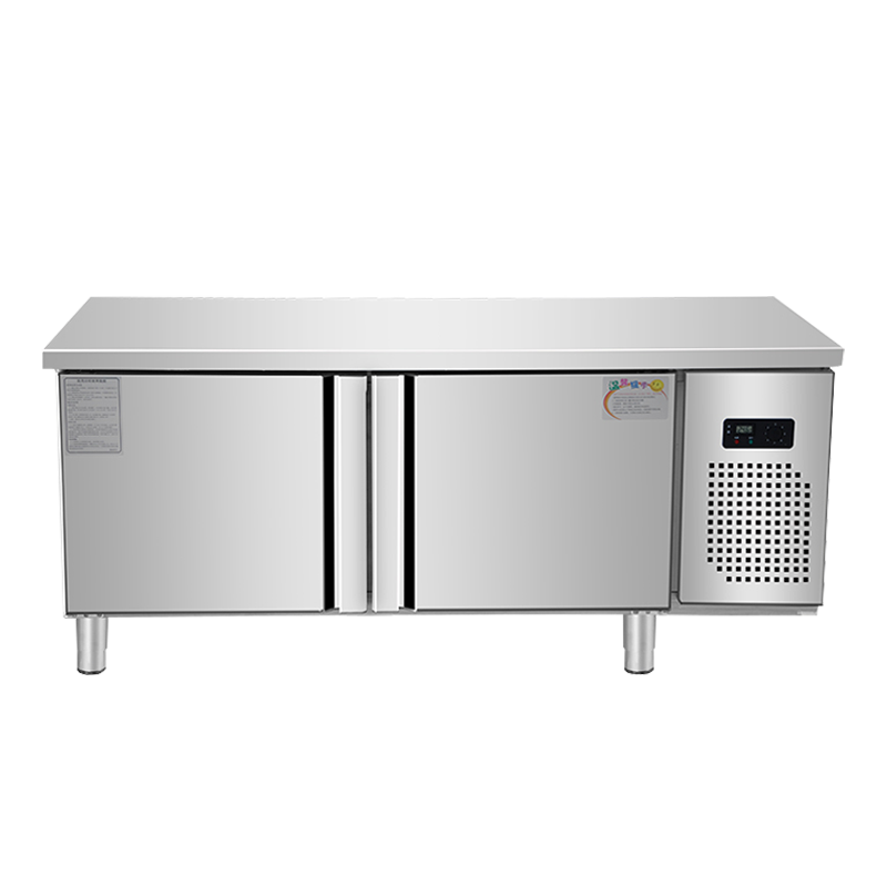 澳格纳不锈钢冰箱冷藏柜厨房冷藏工作台平冷操作台奶茶店水吧台商用卧式保鲜工作台冷柜 冷藏 长1.2M-宽0.6M-高0.8M