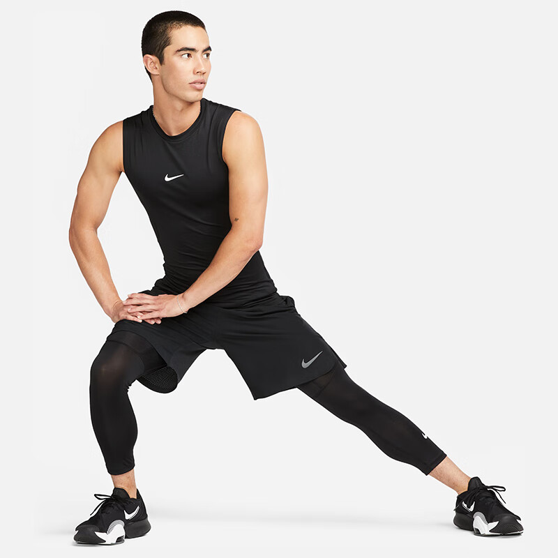 ����Ӫ���Ϳ�NIKE�˶����������ٸ�DF TOP SL TIGHT������FB7915-010��L