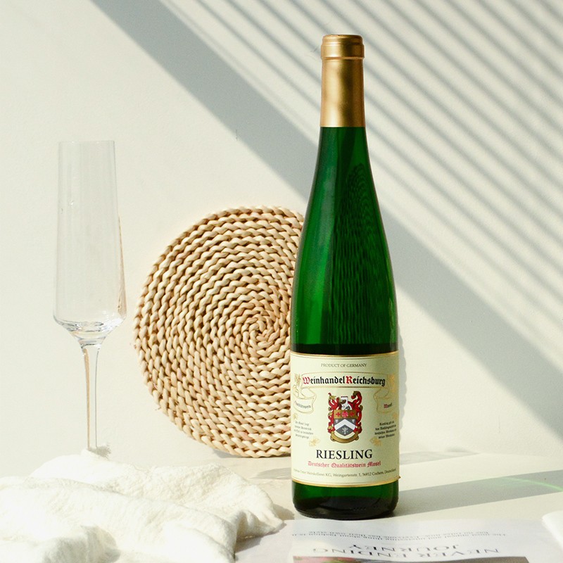 德国Qmp莫泽尔Mosel产区奥斯曼酒庄晚收雷司令甜白葡萄酒750ml 莫泽尔Qba里奇堡半甜