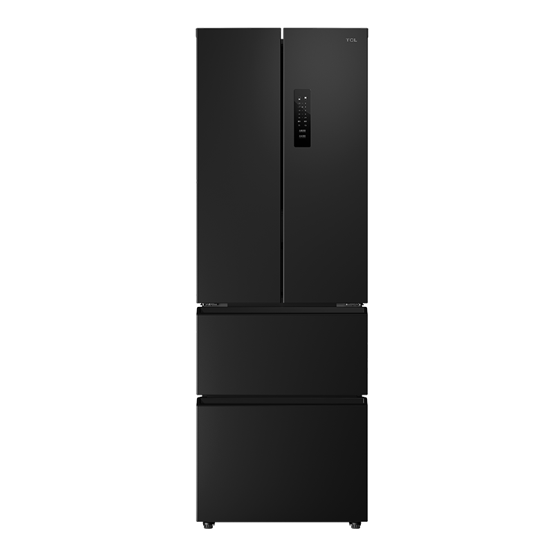 TCL 315升风冷无霜双变频法式多门对开门超薄电冰箱 一级能效 独立三温区 超薄冰箱 R315V5-D兰迪紫