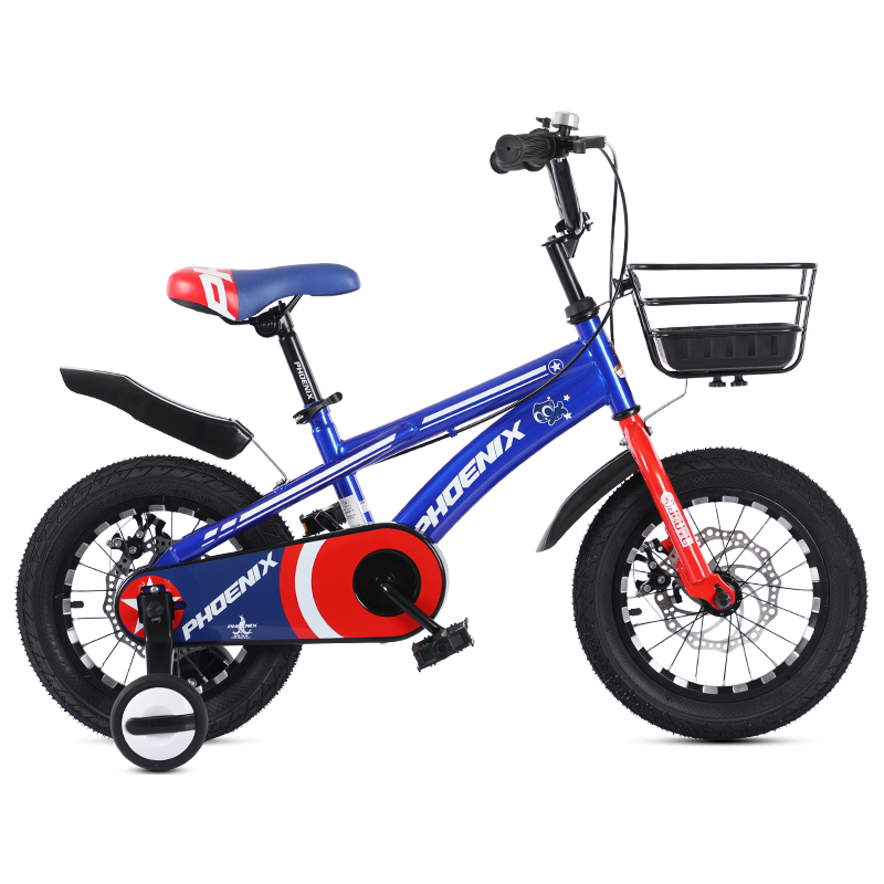 凤凰（Phoenix） 男女孩儿童自行车宝宝幼儿园童车男女童款单车 16英寸 小黑狸 宝石蓝