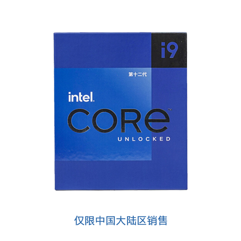 英特尔（Intel） 第12代酷睿 i9-12900K 台式机CPU处理器 16核24线程 单核睿频至高可达5.2Ghz 30M三级缓存
