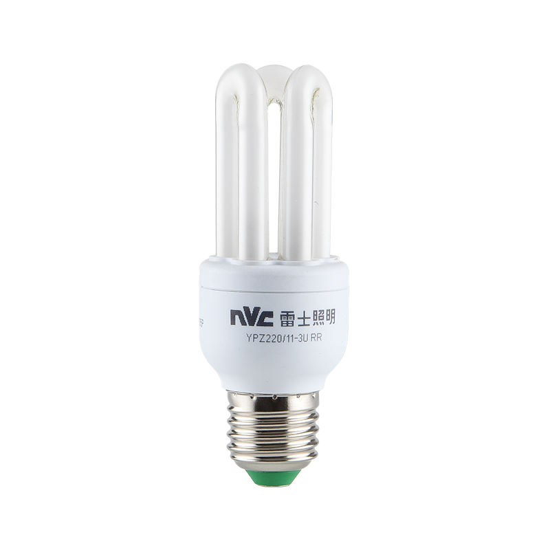 雷士照明（NVC）节能灯灯泡 E27大螺口3U型11W日光色正白光（6500K 白光）