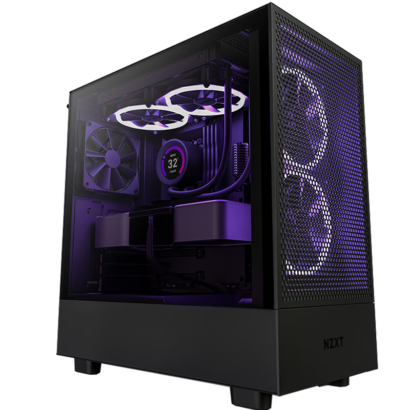 NZXT  H5Flow 羺DIYϷATX䣨ֻ/280֧ˮ䣩 ɫʵ449Ԫ