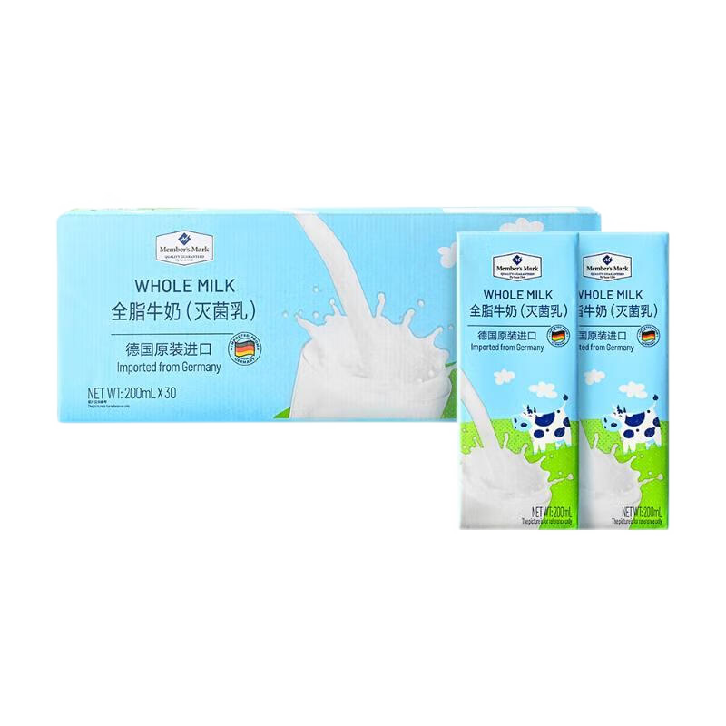 Member��s Mark  �¹�ȫ֬ ��ţ�� 3.4g������ 200ml*30��