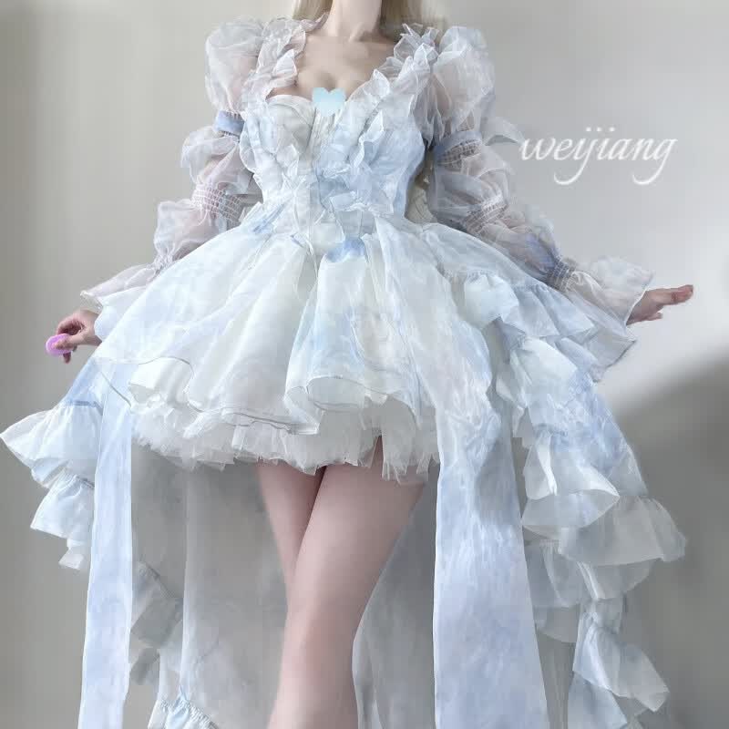 ������Ů��SHANDONGSHAONV��������Lolita��ʽ�������Ĩ������ȹ��������װ����lo������ ��ɫ����ȹ+������β (��ȹ��) M ������85-105�399.46Ԫ