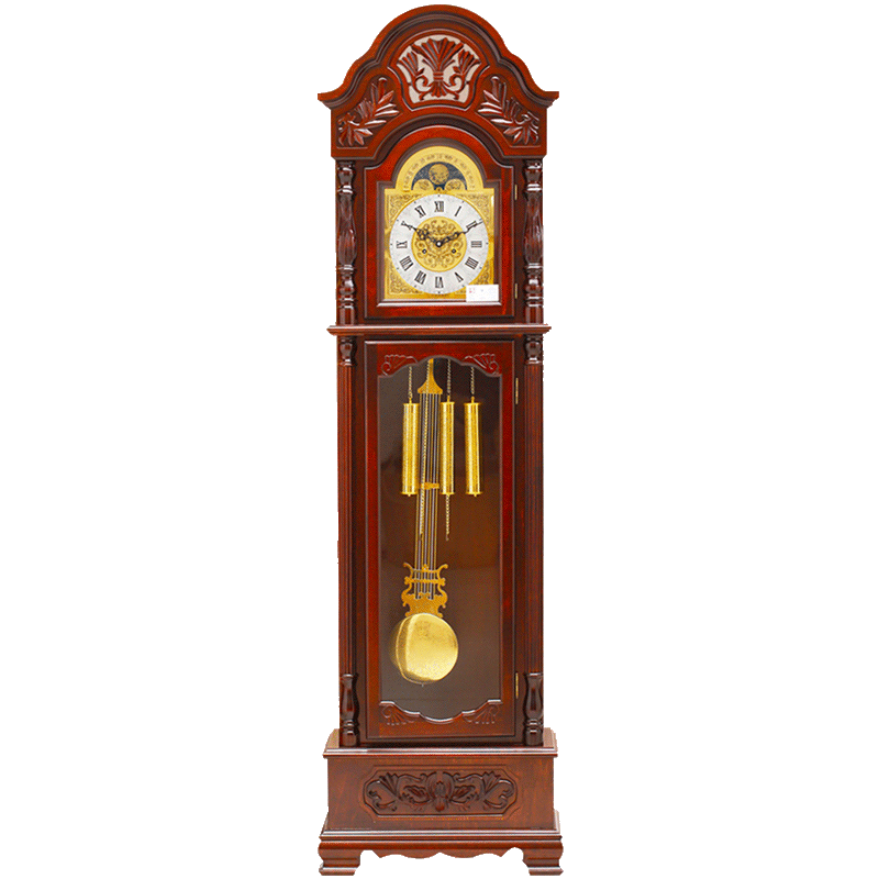 北极星（POLARIS）落地钟 高档实木中式客厅立钟经典大气创意复古机械钟钟表装饰座钟  L1367 20天机芯