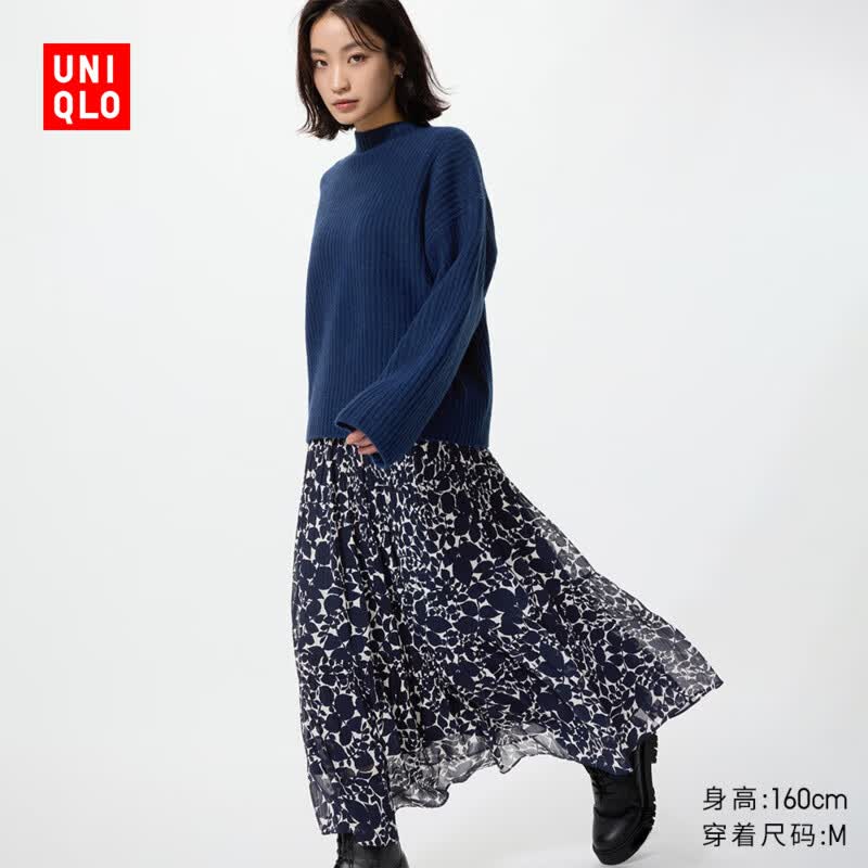 ���¿�Ůװѩ�ĳ�ȹ/�������ȹȹ��ƫ�̿�480811 69 ����ɫ L /160/72A99Ԫ