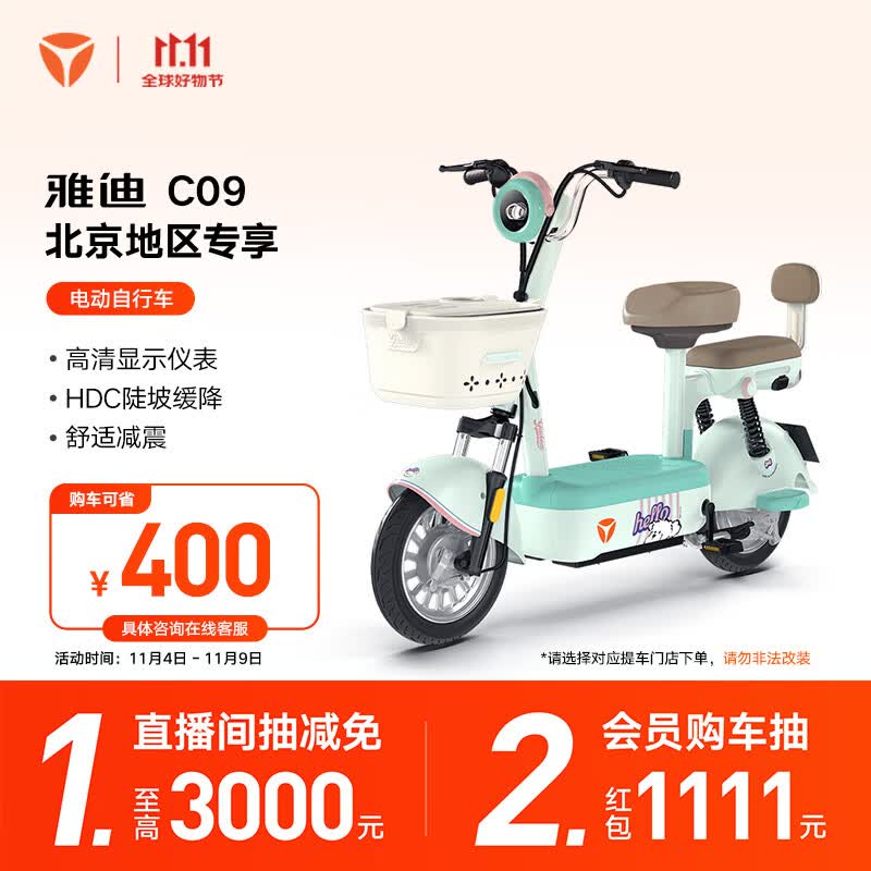 �ŵϡ�����ר�����綯���г�C09����ֵŮ��ͨ�ڴ���С�����ܵ綯��48V24Ah﮵硾�ŵ����᡿��ɫ������ѡ