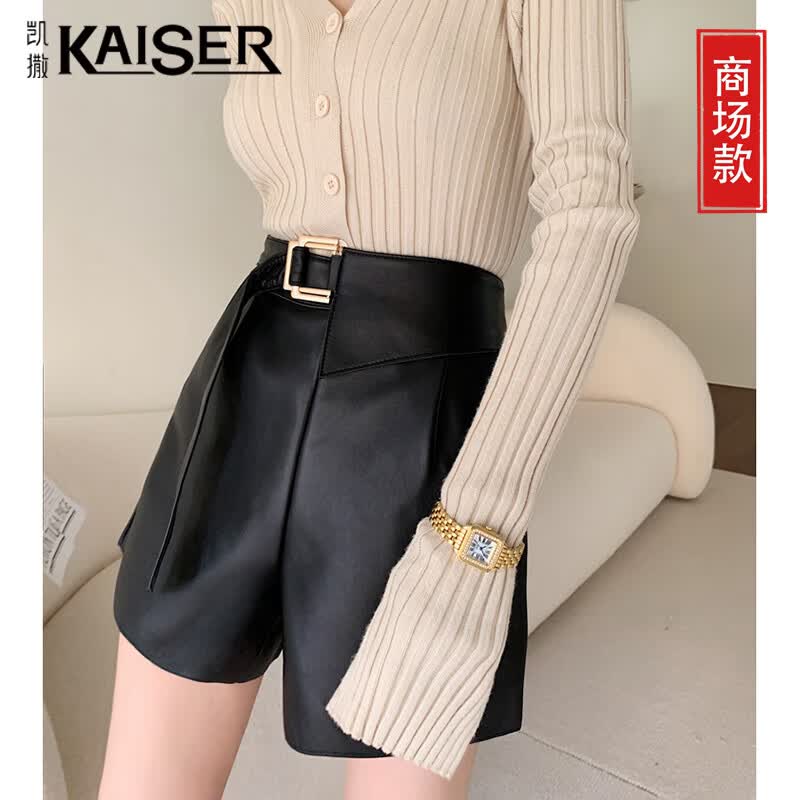 ������KAISER����Ƥ�̿�ŮA�ֿ��ﶬ�¿����������Ƥ���Ӻ���ʱ�������⴩�̿� ��ɫ XL
