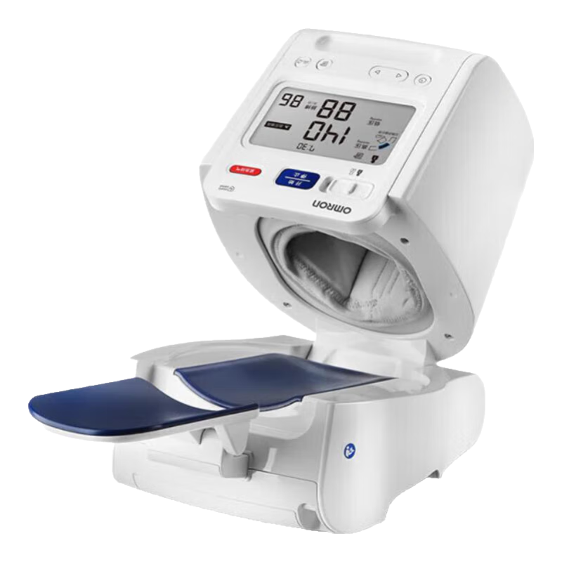 ŷķ����OMRON��Ѫѹ��Ѫѹ�Ǽ��ùٷ��콢Ѫѹ������ҽ�ø߾�׼��Ͳʽ����Ѫѹ�� ���¿�������HEM-1026+Ѫѹ����˫��+��Դ