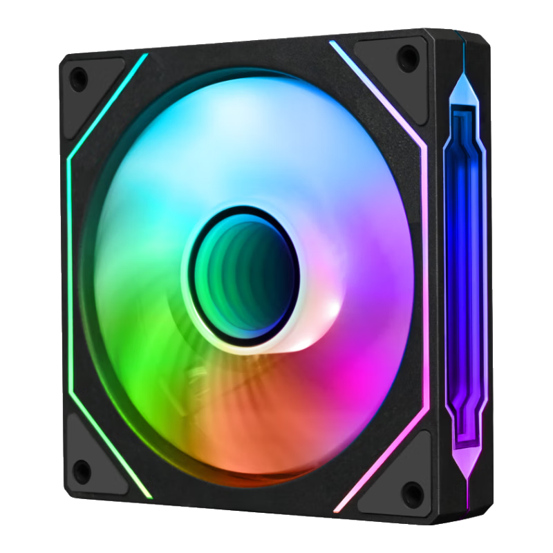 EVESKY�⾵4��PRO�������ˮ��12CM�����������������ƴ��ARGB���ͬ��PWM�¿��⾵6pro���Է����⾵4��PRO��ɫ�������(5V����ӿ�) 8.9Ԫ