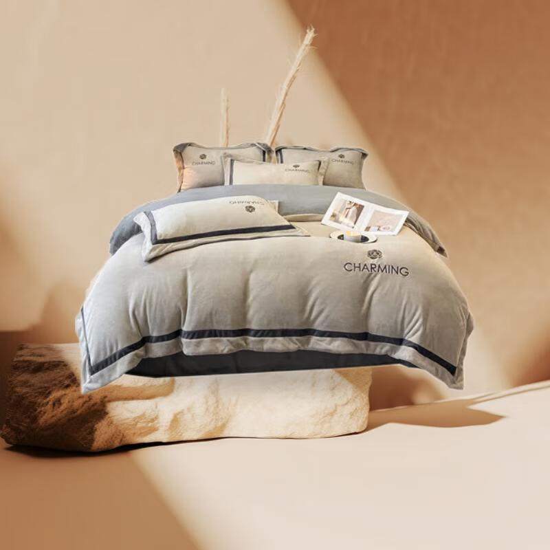 ӡƷţļ׶Ӻ޴˫ɺ޴ұִƷɽ軨-ݻ+ҡů1.8mļ-200*230cm