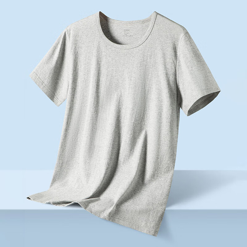 ����֮��T���д����100%���޵���Բ����亹������֯��ͷ��ȫ����ʿ���� ��ɫ/��ɫ XL -175/100(130-150��) 99Ԫ