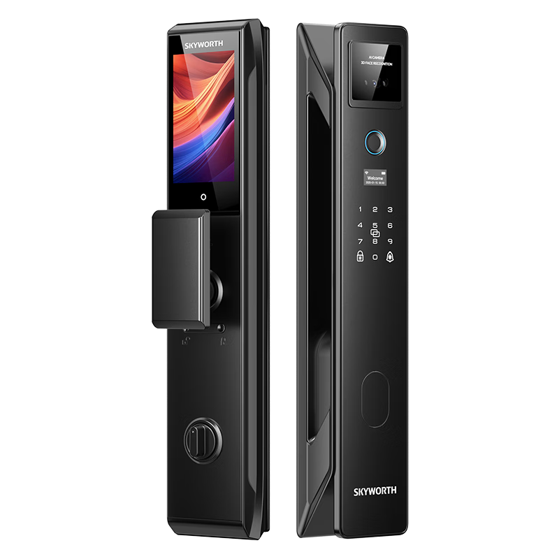 创维掌静脉智能门锁3D人脸识别智能锁入户门密码锁指纹锁家用电子门锁 掌静脉识别+AI人脸识别+视频通话 免费上门安装+3年质保 698.7元