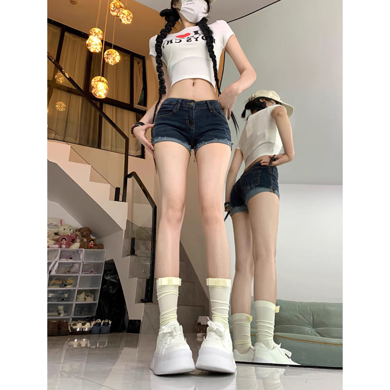 ��Ȼ��Ʒ���渴��ţ�ж̿�Ů����¶�굯���������ݰ��ξ���ʱ�аٴ��ȿ�Ů ��ɫ M ������90-110�