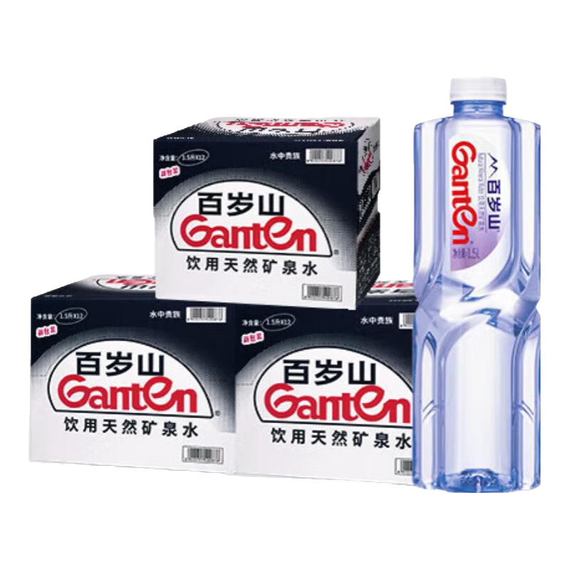 ����ɽ������Ȼ��Ȫˮ1.5L*12ƿ����װ3��װ