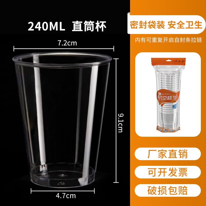 ����Ե һ���Ա��Ӻ��ձ��Ӻ�Ӳ�����ϱ�����͸��ˮ��̫�ձ�85-240ml 240ML���ձ�(ֱͲ)500�� 142.8Ԫ