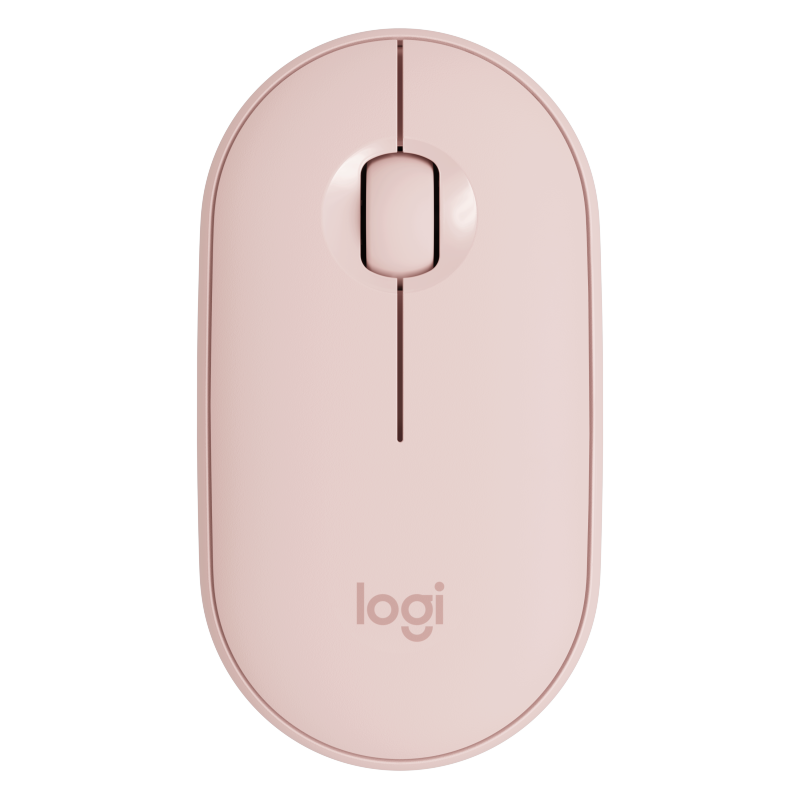 罗技（Logitech）Pebble鹅卵石 鼠标 无线蓝牙鼠标 办公鼠标 轻音鼠标 女性鼠标 便携鼠标 对称鼠标 玫瑰粉