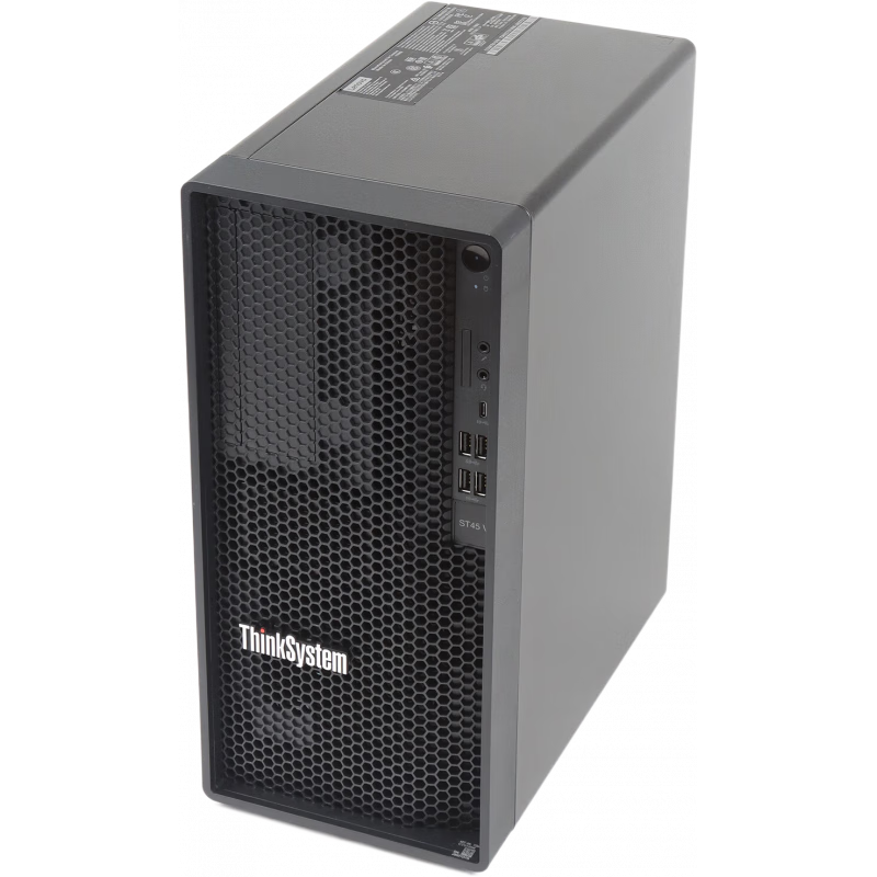 ���루Lenovo��ThinkSystem ST45 v3 С��4U��ʽ���������� AMD ����4464P ʮ����3.7-5.4GHz 64G�ڴ�ح2��1.92T��ҵ����̬حRAID1