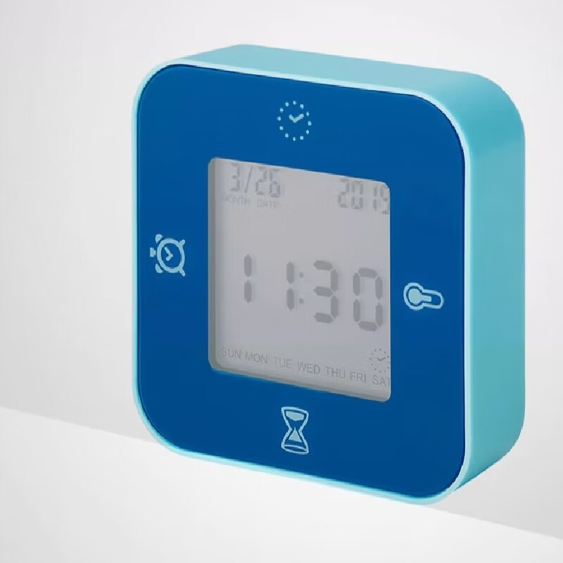 �˼ң�IKEA��KLOCKIS���˹���¶ȼ������ʱ����ɫ�ִ���Լ��ŷ�� ��ɫ7x7cm 24.99Ԫ