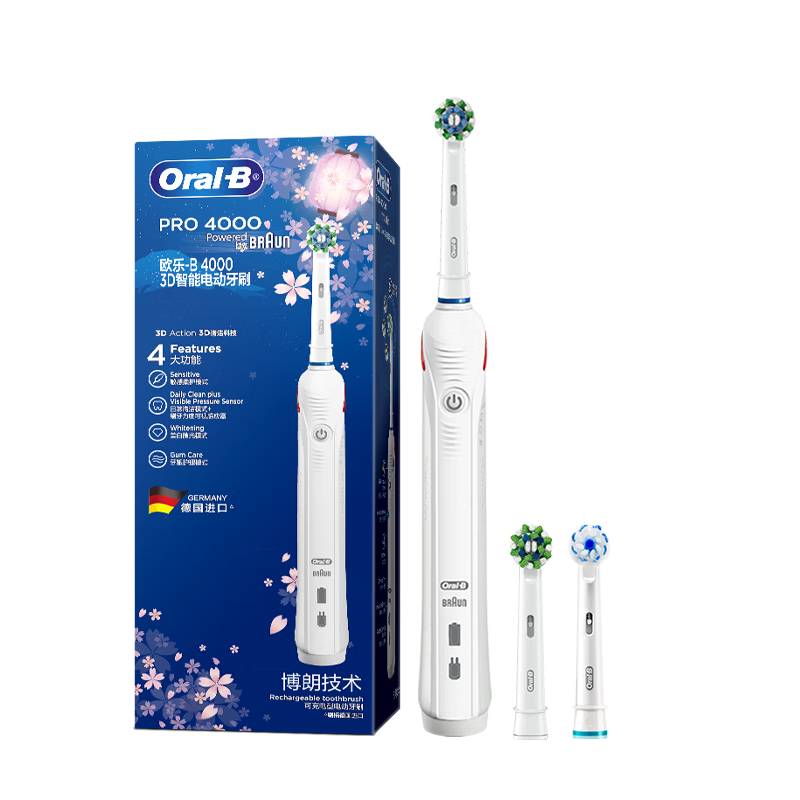Oral-B P4000 �綯��ˢ 3D������ת ��