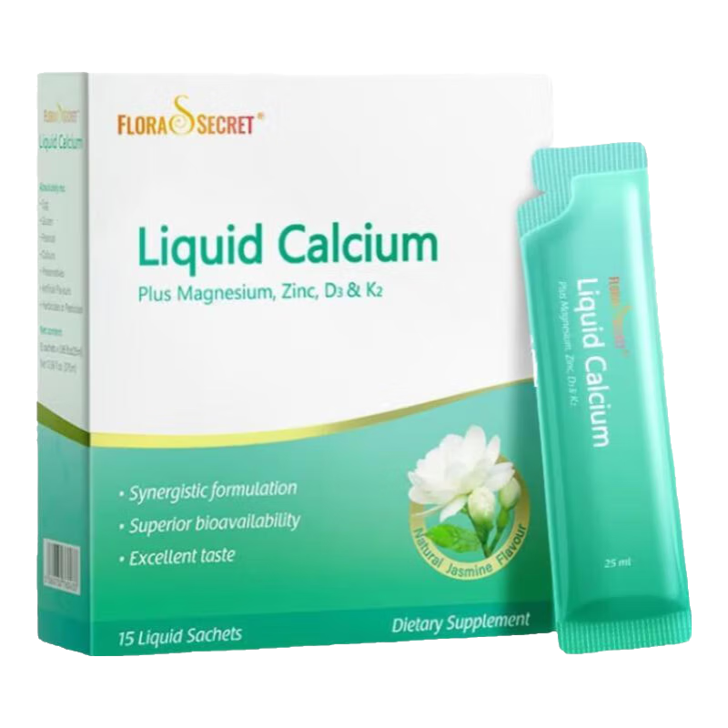 Flora's Secret����������Һ�����ŮȪ ά����d3K2þп�и����ڲ�����Ů�Բ��� ��800mg��+D3K2þͬ���� 15��*2��