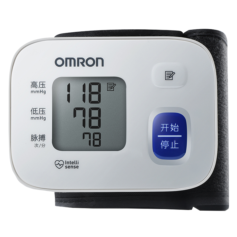 欧姆龙（OMRON）电子血压计医用家用腕式全自动测量血压仪器表T10