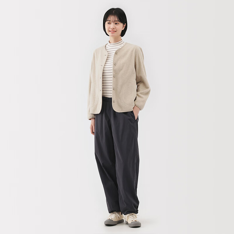 ��ӡ��Ʒ��MUJI�� Ůʽ ץ�� ���� ���� ���� 25���＾��Ʒ BB2T4C5A ����ɫ L ��165/88A��