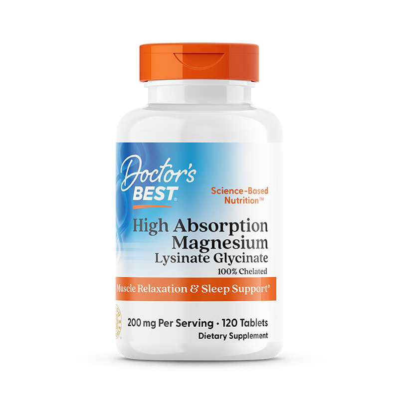 ��ȫ�򹺡� Doctor's best���ر�˹������ʰ���þƬ��������˸���˯���Ȳ������������ ����ѹ���ߡ�þƬ120Ƭ-30��װ