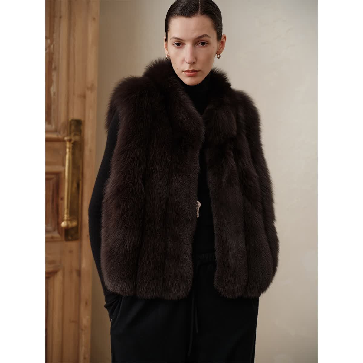 MSBEASTҰ��С�� ʱ�ֵ��� ����������ë��������Ƥ�����׶�ح����ѩ�� ���ӻ��� L