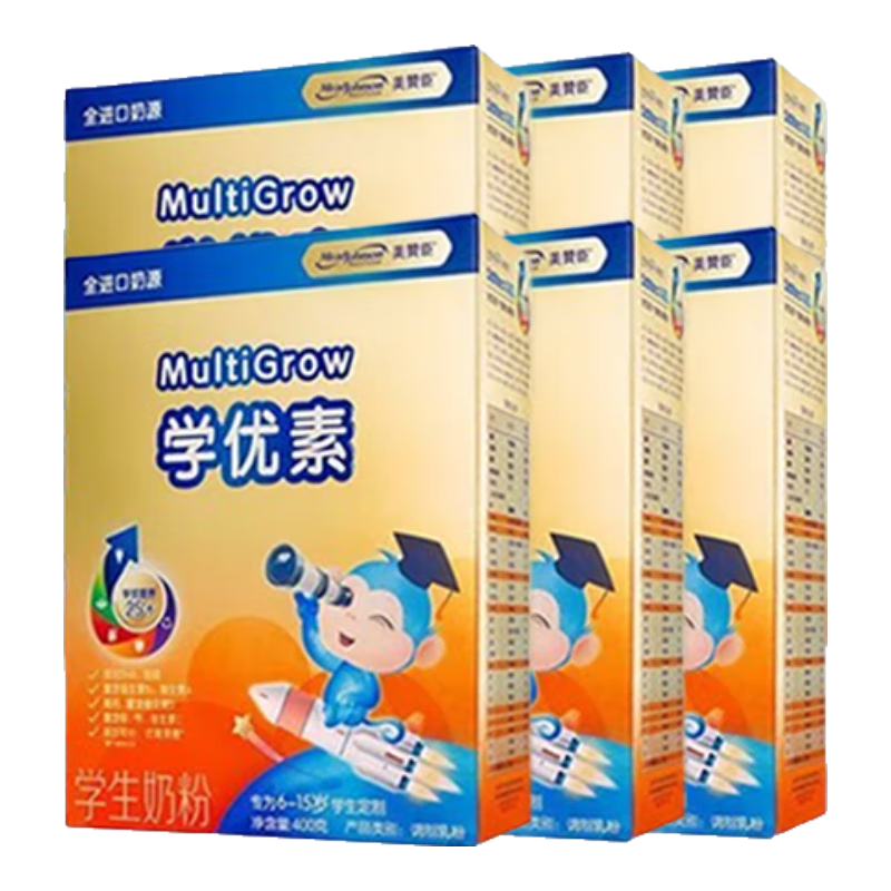 ���޳���MeadJohnson��ѧ���ض�ͯ�ɳ�Ӫ��ţ�̷�400g����DHA��Ʒ����Դ���� ���޳�ѧ����400g*6�С��Ϳ̶ȱ���