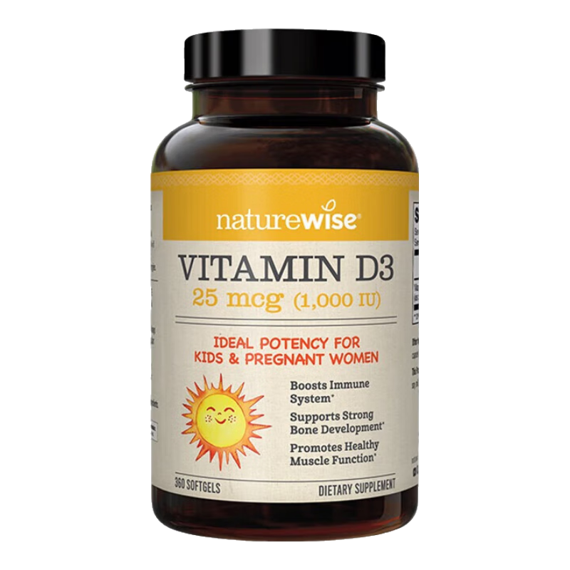 naturewiseͯάd3ƿ1000iu겹άdvd3μƽ ͯ/3-12á1000IU-360