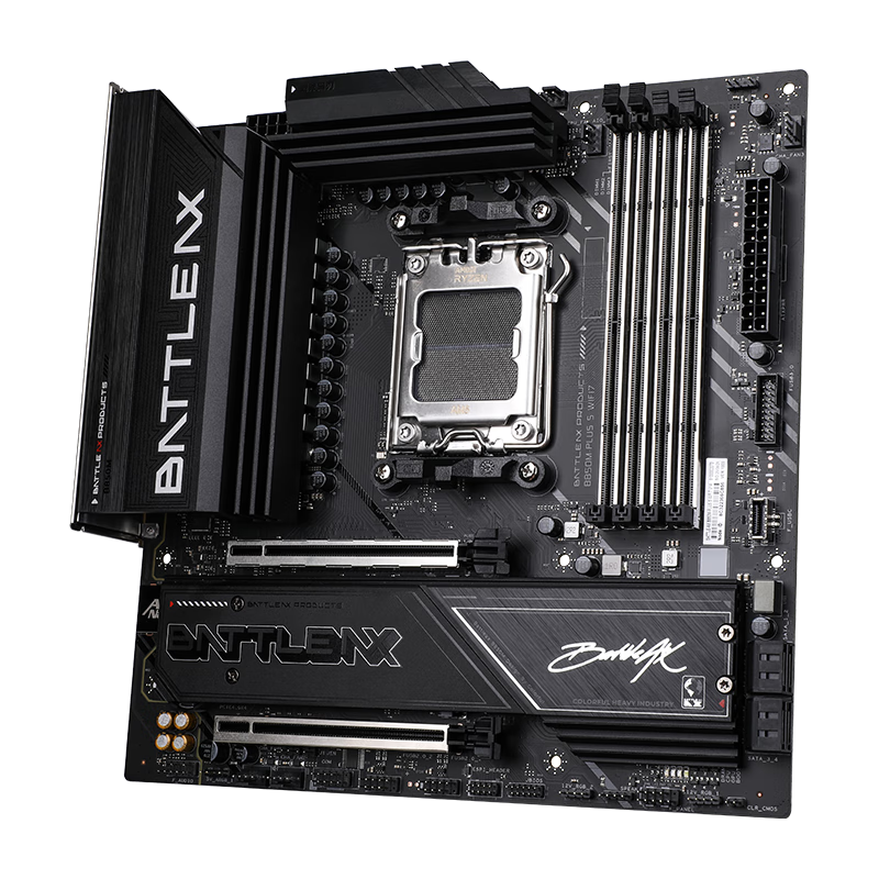 ߲ʺ磨ColorfulCVN B850/X870 DDR5 WIFI֧AMD7000/8000/9000ϵ 7800X3D/9950X/9800X3D B850M-PLUS S D5  839Ԫ