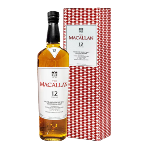 ףMACALLANáMacallan׵һѿʿոƱ˰ 12ѩ˫Ͱ 700mL 1ƿ