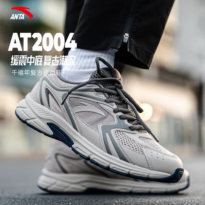 ��̤��ANTA��AT2004��������Ь��Ůͬ��2025�ﶬ�¿�����ͬ���˶��ϵ�Ь�ܲ�Ь��AT2004-�п���̻�/��ɽ��-642���У�/38��Ů��