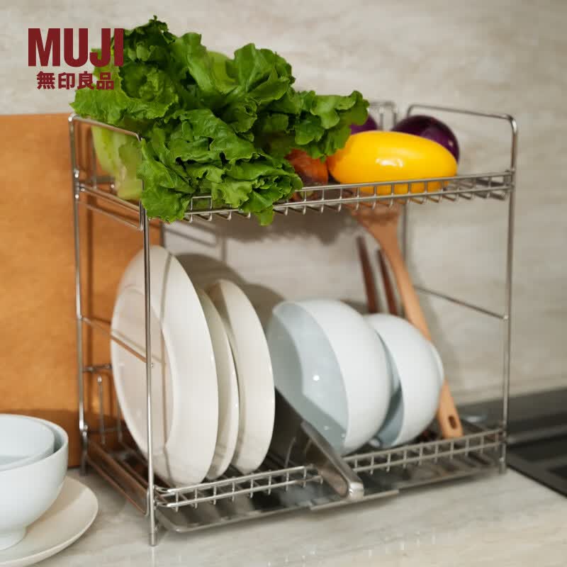 ��ӡ��Ʒ MUJI ����� ˫����ˮ�� ������ˮ�۳�����ˮ�� ��� MC41CC1S ��ɫ Լ��38.5X��23.3X��36cm