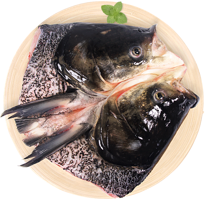 仙泉湖 国产供港花鲢鱼头600~700克胖头鳙鱼双边(CNAS认证)轻食海鲜火锅食材
