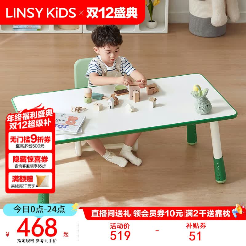 LINSY KIDS���϶�ͯ������װ�����׶�԰ѧϰ�������� 1.2����Ϸ��+��Ϸ��*1 467.1Ԫ