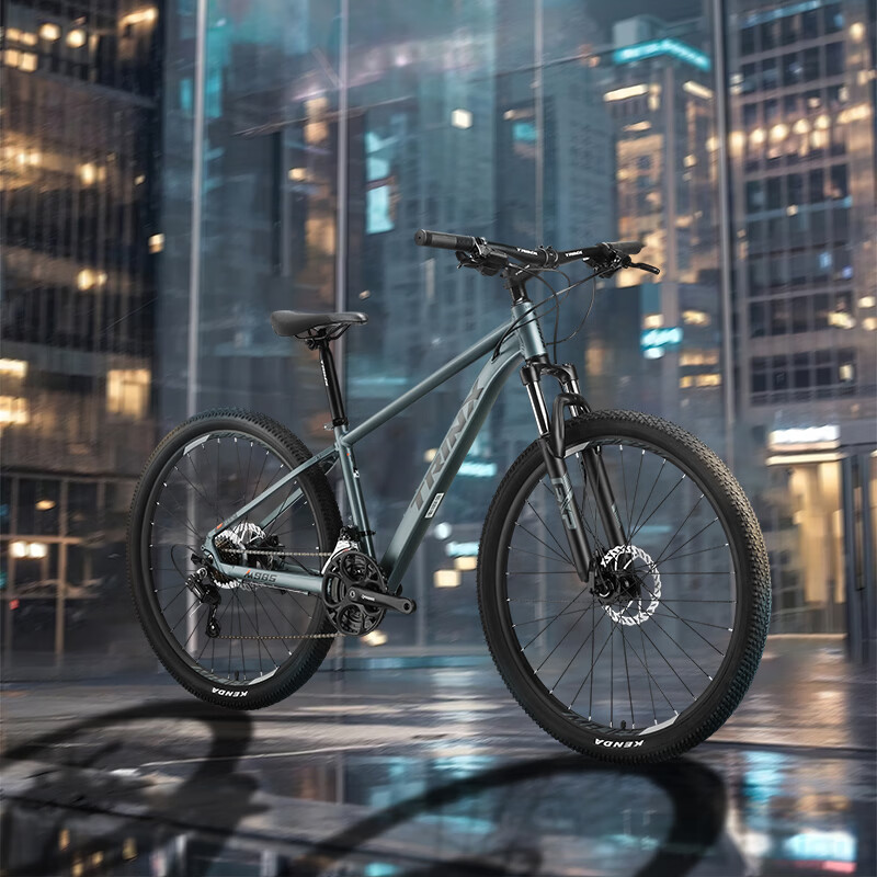 ǧ��TRINX��M985ELITEɽ�����г�����ŵ21����ѹ��ɲѧ������ͨ���ϰ൥��  �����- 21�� 27.5*17�� �Ƽ�:170-190cm����985Ԫ