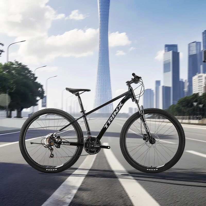 ǧ��TRINX��M985ELITEɽ�����г�����ŵ21����ѹ��ɲѧ������ͨ���ϰ൥��  ĺ�ƻ�- 21�� 27.5*17�� �Ƽ�:170-190cm����985Ԫ