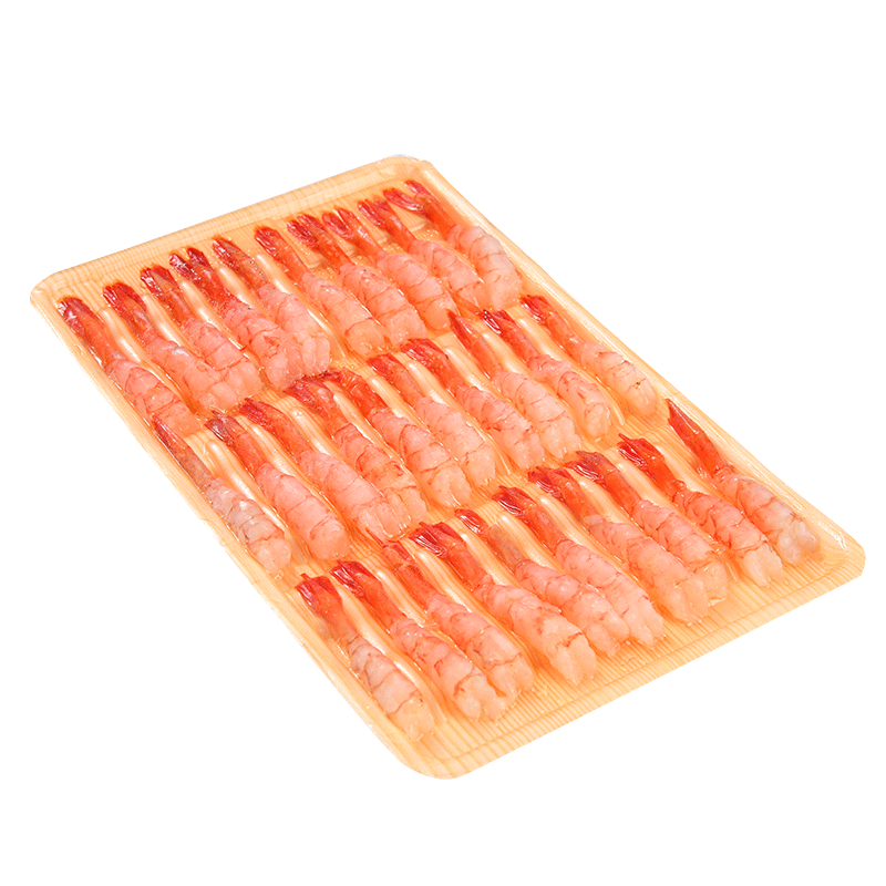 优到 冷冻北极甜虾刺身 去头壳 30尾 盒装 海鲜健康轻食