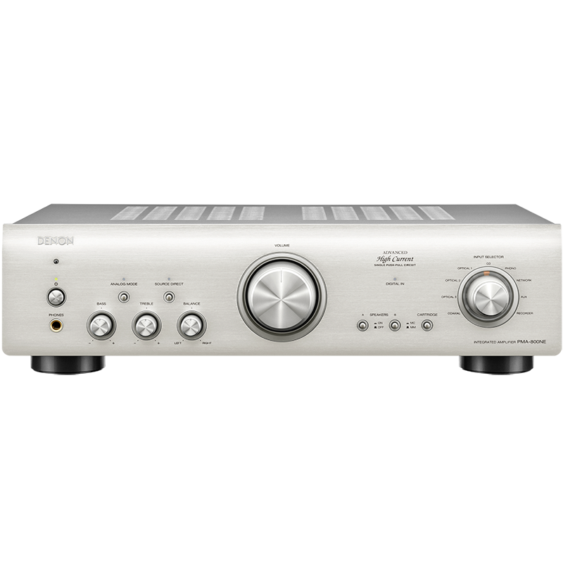 天龙（DENON）PMA-800NE 音箱 音响  Hi-Fi发烧音响 进口 新立体声合并式功放 银色
