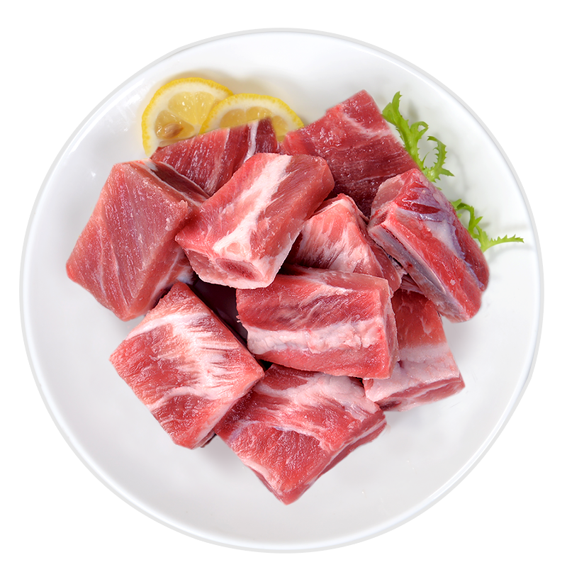 金锣 国产猪肋排400g 冷冻免切精肋排猪排骨 猪肉生鲜 猪骨高汤食材