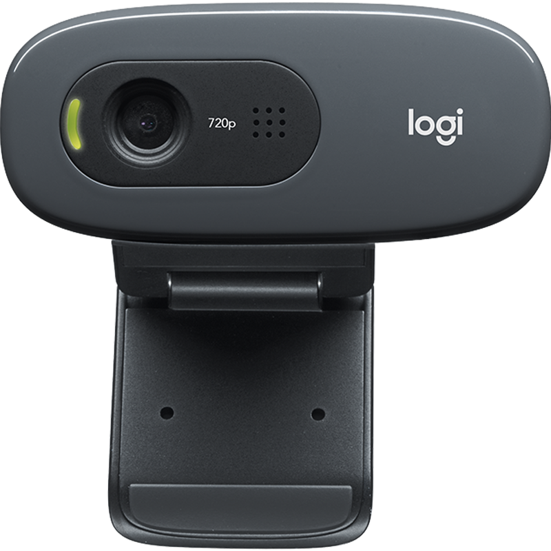 罗技（Logitech）C270高清网络摄像头 网课 摄像头家用 视频通话 麦克风台式机电脑摄像头 c270